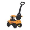 Дитячий толокар-каталка Bambi Jeep Mega Car з батьківською ручкою, жовтий