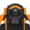 Дитячий толокар-каталка Bambi Jeep Mega Car з батьківською ручкою, жовтий