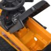 Дитячий толокар-каталка Bambi Jeep Mega Car з батьківською ручкою, жовтий