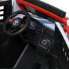 Дитячий двомісний повнопривідний електромобіль BMW Motorsport Series з ручкою для транспортування, білий