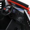 Дитячий двомісний повнопривідний електромобіль BMW Motorsport Series з ручкою для транспортування, сірий