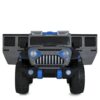 Дитячий повнопривідний електромобіль Jeep Off-Road Toxic з рухливим капотом та автофарбуванням, блакитний