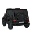 Дитячий двомісний повнопривідний електромобіль Mercedes G63 з автофарбуванням, до 80 кг, чорний