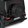 Дитячий двомісний повнопривідний електромобіль Mercedes G63 з автофарбуванням, до 80 кг, чорний