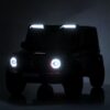 Дитячий двомісний повнопривідний електромобіль Mercedes G63 з автофарбуванням, до 80 кг, чорний