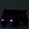 Дитячий двомісний електротранспорт Вантажівка Mercedes Unimog (MP3) з кузовом, до 60 кг, до 15 км, білий