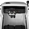 Дитячий двомісний електротранспорт Вантажівка Mercedes Unimog (MP3) з кузовом, до 60 кг, до 15 км, білий