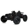 Підлітковий двомісний електромобіль Bambi Buggy Formula X-Sport 63 зі спойлером та ручкою для транспортування, до 150 кг, до 20 км, чорний