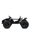 Підлітковий двомісний електромобіль Bambi Buggy Formula X-Sport 63 зі спойлером та ручкою для транспортування, до 150 кг, до 20 км, чорний