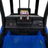 Дитячий електротранспорт Навантажувач Bambi FORKLIFT MX 638 (MP3) з вантажними вилами та багажником, синій