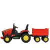 Дитячий електромобіль Bambi Tractor Hello Baby з причепом на пульті керування, червоний