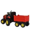 Дитячий електромобіль Bambi Tractor Hello Baby з причепом на пульті керування, червоний