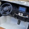 Дитячий двомісний повнопривідний електромобіль Bambi Lexus LX 570 (MP4) з ручкою для транспортування, білий