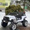 Дитячий електромобіль Bambi Jeep Wrangler 550J, білий