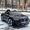 Дитячий повнопривідний електромобіль Bambi BMW I4, чорний