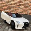 Дитячий електромобіль Bambi Lexus LC500, білий
