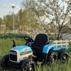 Дитячий електромобіль Tractor Fast (MP3) з пультом керування та причепом, блакитний