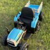 Дитячий електромобіль Tractor Fast (MP3) з пультом керування та причепом, блакитний