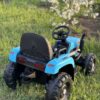 Дитячий електромобіль Tractor Fast (MP3) з пультом керування та причепом, блакитний