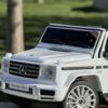 Дитячий повнопривідний електромобіль Bambi Mercedes-Benz AMG G500 (MP3) з додатковими коліщатками, білий