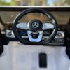Дитячий повнопривідний електромобіль Bambi Mercedes-Benz AMG G500 (MP3) з додатковими коліщатками, білий