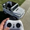 Дитячий повнопривідний електромобіль Bambi Mercedes-Benz AMG G500 (MP3) з додатковими коліщатками, білий