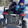 Дитячий двомісний електромобіль Baggy UTV Racing 2000, до 100 кг, до 15 км, зелений