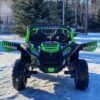 Дитячий двомісний електромобіль Baggy UTV Racing 2000, до 100 кг, до 15 км, зелений