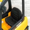 Дитячий електротранспорт Навантажувач Bambi FORKLIFT MX 638 (MP3) з вантажними вилами та багажником, жовтий