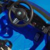 Дитячий електромобіль Bambi BMW M5 CS (MP3) з додатковими коліщадками та ручкою для транспортування, синій