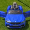 Дитячий електромобіль Bambi BMW M5 CS (MP3) з додатковими коліщадками та ручкою для транспортування, синій