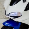Дитячий швидкісний електромотоцикл Bambi Ducati 1629 Respect (MP3), до 50 кг, до 20 км, біло-синій