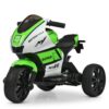 Дитячий електромотоцикл Bambi Yamaha YZR-M1 (MP3) триколісний з підсвіткою, зелено-білий