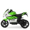 Дитячий електромотоцикл Bambi Yamaha YZR-M1 (MP3) триколісний з підсвіткою, зелено-білий