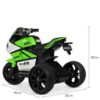 Дитячий електромотоцикл Bambi Yamaha YZR-M1 (MP3) триколісний з підсвіткою, зелено-білий