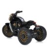Дитячий електромотоцикл Bambi Retro-Motorbike TURBO Series триколісний, чорний