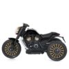 Дитячий електромотоцикл Bambi Retro-Motorbike TURBO Series триколісний, чорний