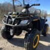Дитячий двомісний повнопривідний електроквадроцикл Bambi ATV XT-SPEED (MP3), жовтий