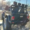 Дитячий двомісний повнопривідний електромобіль Bambi Toyota Land Cruiser (MP3) з ручкою для транспортування та багажником, чорний