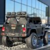 Дитячий двомісний повнопривідний електромобіль Bambi Toyota Land Cruiser (MP3) з ручкою для транспортування та багажником, чорний