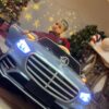Дитячий повнопривідний електромобіль Bambi Mercedes-Benz Maybach S600 (MP3) з ручкою для транспортування, сірий
