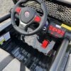 Дитячий повнопривідний електромобіль Bambi Jeep Sunshine Fire з багажником та ручкою для транспортування, чорний