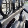 Дитячий повнопривідний електромобіль Bambi Jeep Sunshine Fire з багажником та ручкою для транспортування, чорний