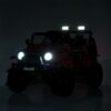 Дитячий повнопривідний Bambi Jeep Rubicon 4x4 Sport (MP3) з багажником, білий