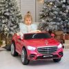 Дитячий повнопривідний електромобіль Bambi Mercedes-Benz Maybach S600 (MP3) з ручкою для транспортування з автофарбуванням, рожевий