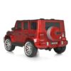 Дитячий двомісний повнопривідний електромобіль Bambi Mercedes AMG G63 (MP3) з ручкою для транспортування та автофарбуванням, червоний