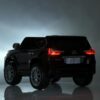 Дитячий двомісний повнопривідний електромобіль Bambi Lexus LX 570 (MP3) з ручкою для транспортування, чорний