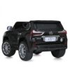 Дитячий двомісний повнопривідний електромобіль Bambi Lexus LX 570 (MP3) з ручкою для транспортування, чорний
