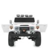Дитячий двомісний повнопривідний електромобіль Bambi Toyota Land Cruiser (MP3) з ручкою для транспортування та багажником, білий