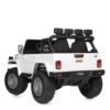 Дитячий двомісний повнопривідний електромобіль Bambi Toyota Land Cruiser (MP3) з ручкою для транспортування та багажником, білий